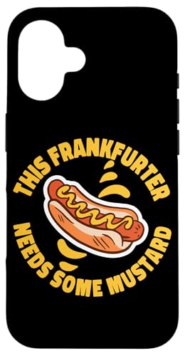 Frankfurter braucht Mustard Hot Dogs Design für Feinschmecker Hülle für iPhone 16 Frankfurter braucht Mustard Hot Dogs Design für Feinschmecker Hülle für iPhone 16 von Hot Dogs Design Ideas For Hotdog Fan