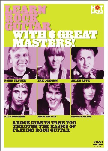 Learn Rock Guitar With 6 Great Masters [DVD] [Region 1] [NTSC] [US Import] von Hot Licks