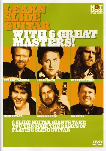 Learn Slide Guitar With 6 Great Masters [DVD] [Import] von Hot Licks