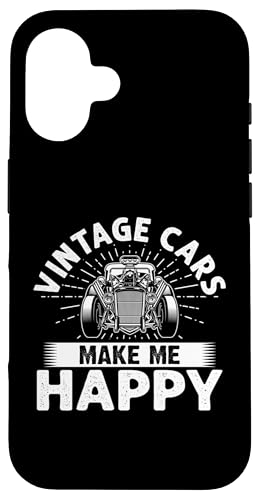 Hot Rods: Oldtimer machen mich glücklich Hülle für iPhone 16 Hot Rods: Oldtimer machen mich glücklich Hülle für iPhone 16 von Hot Rod Classic Car Designs For Men