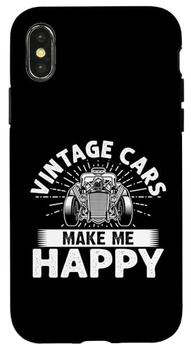 Hot Rods: Oldtimer machen mich glücklich Hülle für iPhone X/XS Hot Rods: Oldtimer machen mich glücklich Hülle für iPhone X/XS von Hot Rod Classic Car Designs For Men