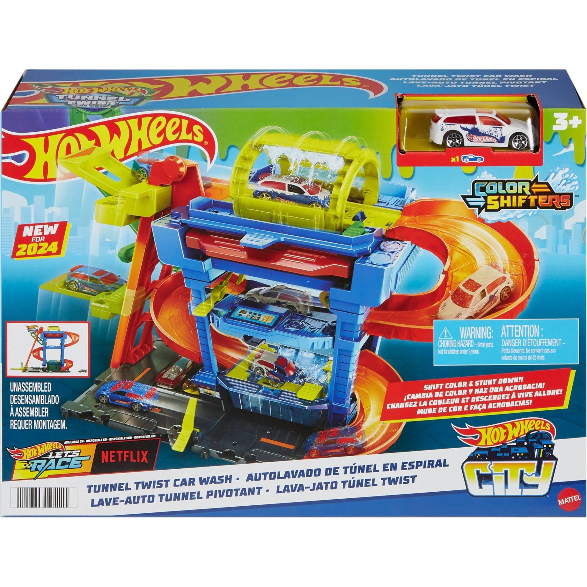 City Farbwechsel-Tunnelautowaschanlage, Spielgebäude City Farbwechsel-Tunnelautowaschanlage, Spielgebäude von Hot Wheels