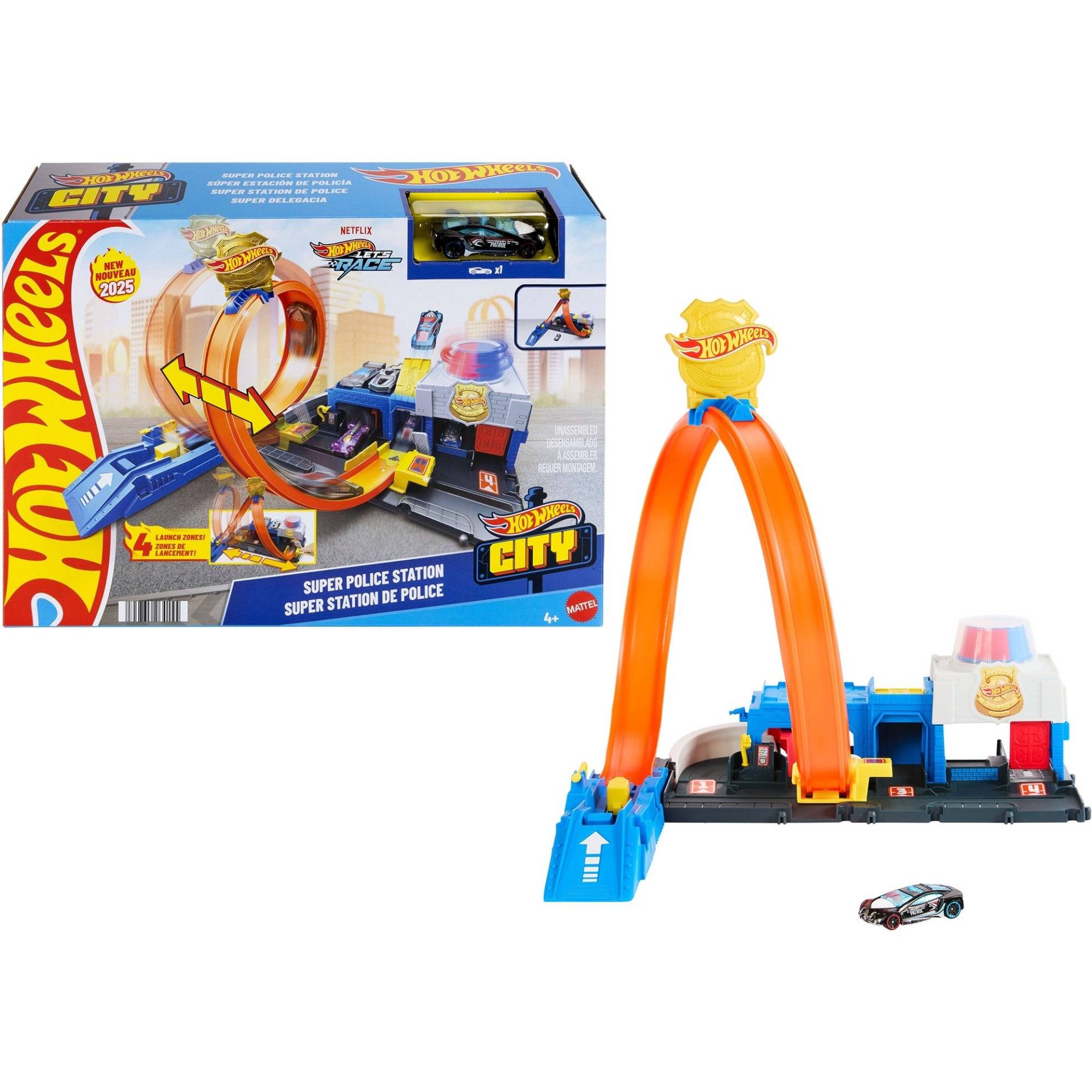 Hot Wheels City Super Polizeistation, Spielgebäude Hot Wheels City Super Polizeistation, Spielgebäude von Hot Wheels