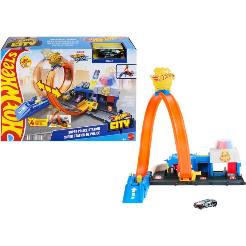Hot Wheels City Super Polizeistation, Spielgebäude von Hot Wheels