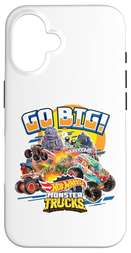 Hot Wheels -Monster Trucks werden groß Hülle für iPhone 16 von Hot Wheels
