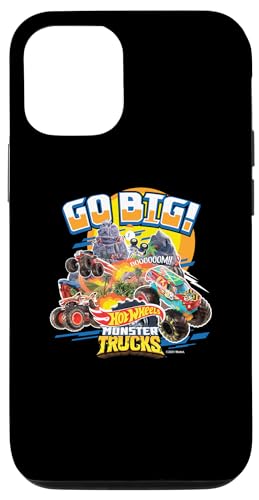 Hülle für iPhone 12/12 Pro Hot Wheels — Monster Trucks werden groß von Hot Wheels