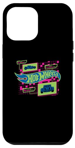 Hülle für iPhone 15 Pro Max Hot Wheels Bonecrusher Car Gamer Grid Flaming Logo von Hot Wheels
