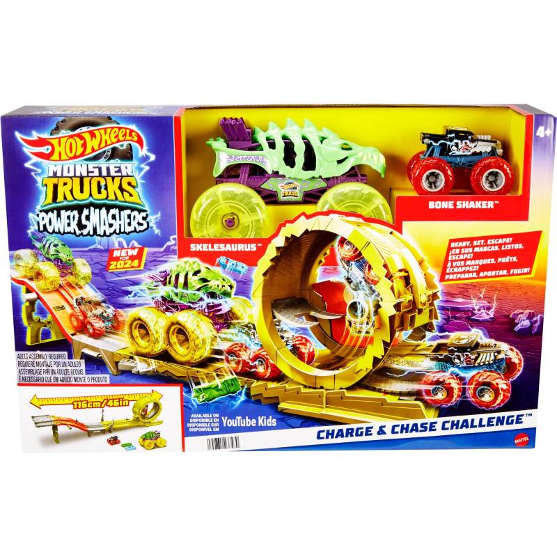 Monster Trucks Power Verfolgungsjagd, Spielfahrzeug von Hot Wheels