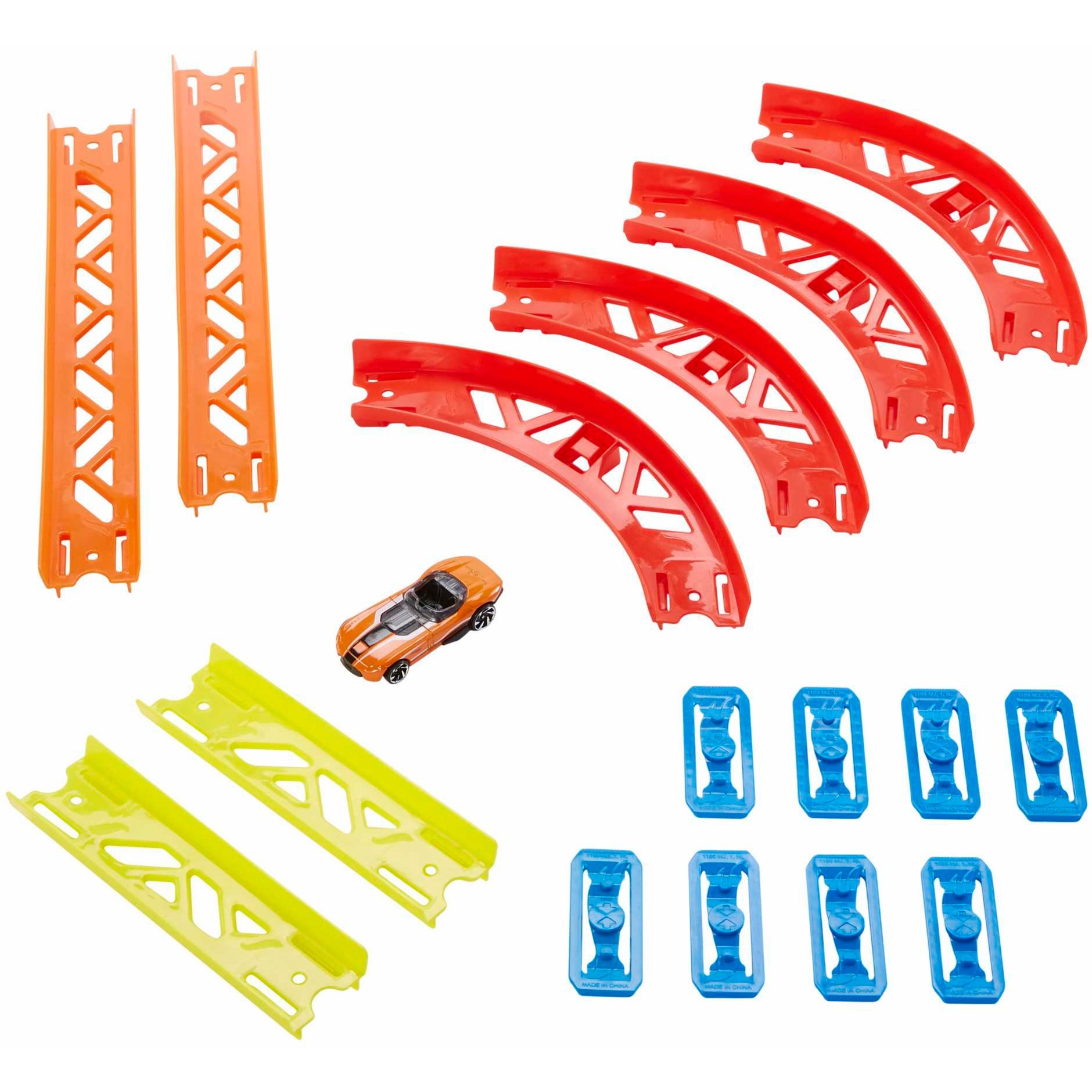 Track Builder Unlimited Premium-Kurven-Set, Rennbahn von Hot Wheels