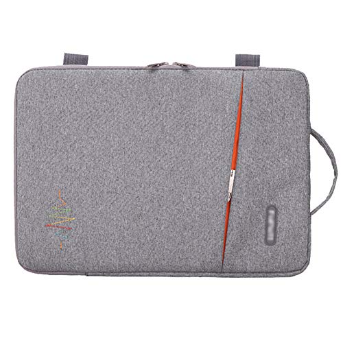 12 Zoll Laptop Hülle Tasche - wasserdichte Damen Tagesrucksack mit Griff für Laptop,Grau,12 Zoll von HotYou