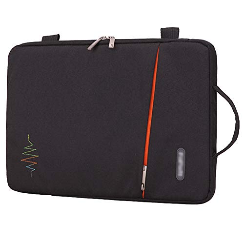 HotYou 12 Zoll Laptop Hülle Tasche - wasserdichte Damen Tagesrucksack mit Griff für Laptop,Schwarz,12 Zoll von HotYou