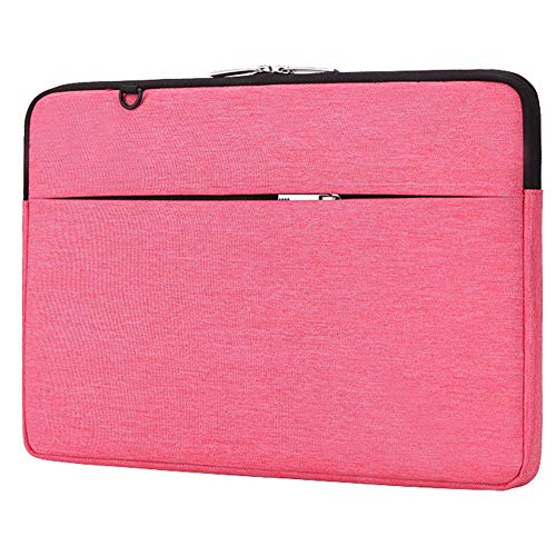 12 Zoll Laptop Hülle Tasche wasserdichte Laptophülle Laptoptasche Notebooktasche mit Kleine Tragetasche,Rosa,12 Zoll von HotYou