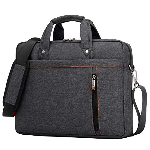 Handtasche aus Nylon, Tasche für Dokumente, Handtücher, Tasche für 17 Zoll (43,2 cm), Version 1, Schwarz von HotYou