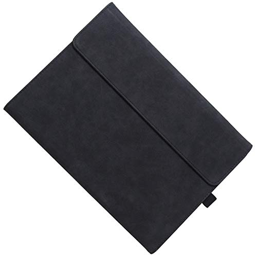 Hülle Multi-Sichtwinkel Hochwertige Tasche Schutzhülle aus Kunstleder, Type Cover kompatibel,Schwarz 2,kompatibel mit Surface Go von HotYou