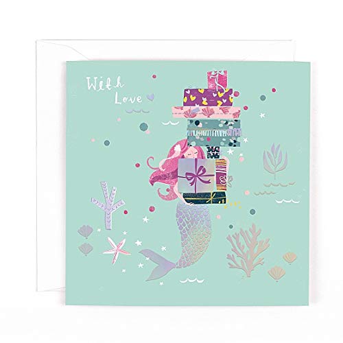 Hotchpotch Geburtstagskarte mit Meerjungfrau mit Geschenken Hotchpotch Geburtstagskarte mit Meerjungfrau mit Geschenken von Hotchpotch