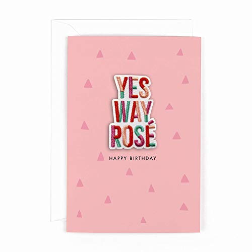 Hotchpotch Yes Way Rose Geburtstagskarte mit Aufbügler"Yes Way Rose" von Hotchpotch