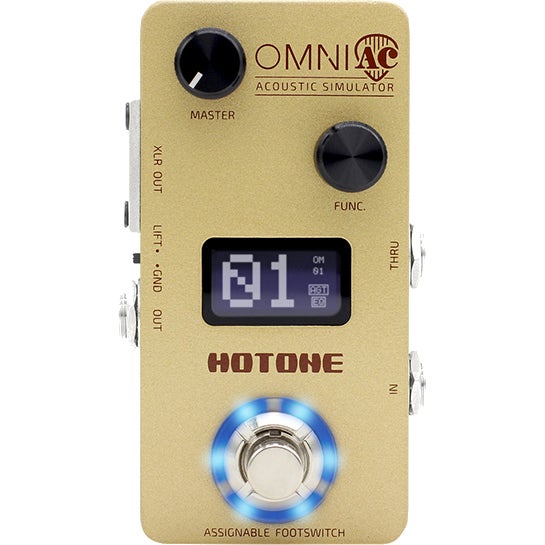 (B-Ware) Hotone Omni AC acoustic Simulator Effect Pedal von Hotone