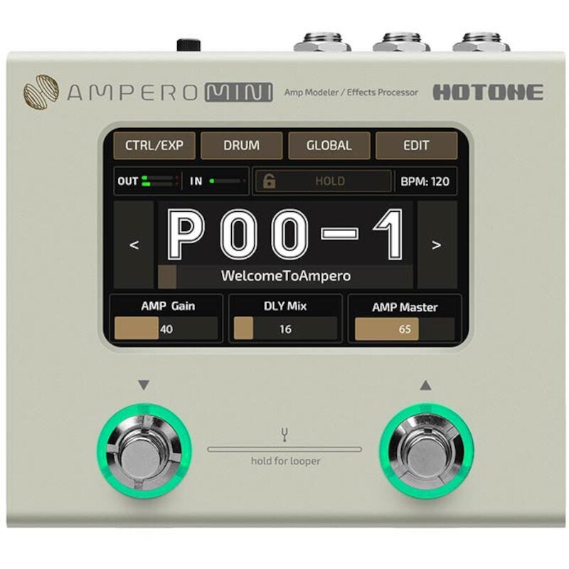 Hotone MP-50 Ampero Mini Amp Modeler / Effects Processor Vanilla Hotone MP-50 Ampero Mini Amp Modeler / Effects Processor Vanilla von Hotone