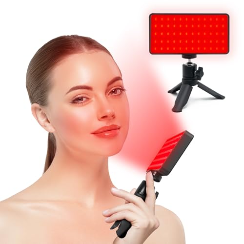 Hottoerak Tragbare Rotlichtlampe Panel, 660nm & 850nm Infrarotlampe mit Stativ, 4000mAH Wiederaufladbar Rotlichtlampe Therapie mit Timer, 3 Arbeitsmodi Rotlicht Therapie für Körper Hottoerak Tragbare Rotlichtlampe Panel, 660nm & 850nm Infrarotlampe mit Stativ, 4000mAH Wiederaufladbar Rotlichtlampe Therapie mit Timer, 3 Arbeitsmodi Rotlicht Therapie für Körper von Hottoerak