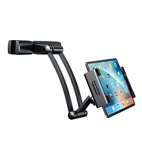 Tablet Halterung Auto, ipad Halterung Auto, Kompatibel mit 5,27-10,24 Zoll Telefon oder Tablet, Einstellbarer Abstand, Betrachtungswinkel, drehbarer Bildschirm, Werkstoff Metall Tablet Halterung Auto, ipad Halterung Auto, Kompatibel mit 5,27-10,24 Zoll Telefon oder Tablet, Einstellbarer Abstand, Betrachtungswinkel, drehbarer Bildschirm, Werkstoff Metall von HouDeOS
