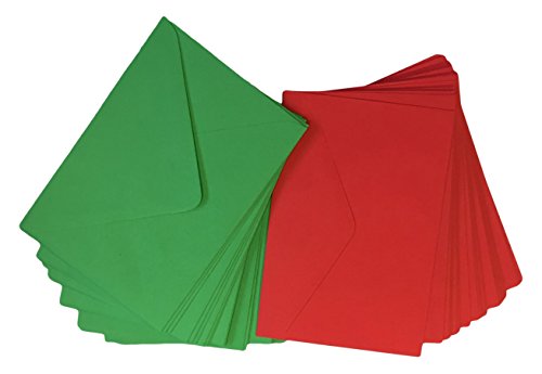 HPC hcp310 C6 Weihnachts-Umschlag – Rot/Grün von House of Card & Paper