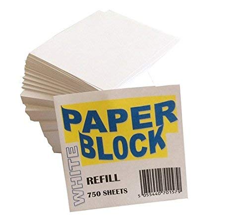 House of Card and Paper Papierblock, weiß (Paket mit 750 Blatt) von House of Card & Paper