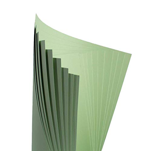House of Card & Paper Tonpapier, A4, 80 g/m², farbig Pale Green (Pack of 50 Sheets) von House of Card & Paper