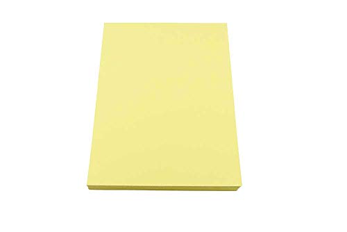 House of & Papier A4 220 gsm farbiger Karte – Gelb (100 Stück Blatt) von House of Card & Paper