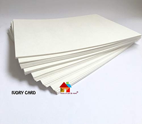 House of & Papier hcp423 A3 297 x 420 mm farbiger Karte – Elfenbeinfarben (50 Stück) von House of Card & Paper