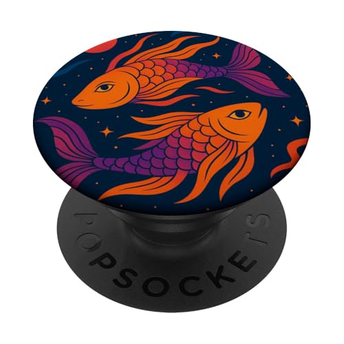 Fische im psychedelischen Tierkreis-Kosmos PopSockets Klebender PopGrip Fische im psychedelischen Tierkreis-Kosmos PopSockets Klebender PopGrip von House of Celestial Signs