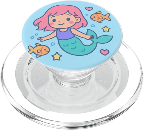 Niedliches Kawaii-Sternzeichen Fische PopSockets PopGrip für MagSafe Niedliches Kawaii-Sternzeichen Fische PopSockets PopGrip für MagSafe von House of Celestial Signs