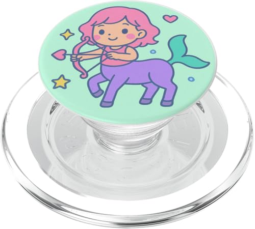 Niedliches Kawaii-Sternzeichen Schütze PopSockets PopGrip für MagSafe Niedliches Kawaii-Sternzeichen Schütze PopSockets PopGrip für MagSafe von House of Celestial Signs