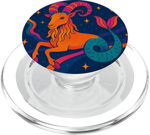 Steinbock im psychedelischen Tierkreis-Kosmos PopSockets PopGrip für MagSafe Steinbock im psychedelischen Tierkreis-Kosmos PopSockets PopGrip für MagSafe von House of Celestial Signs