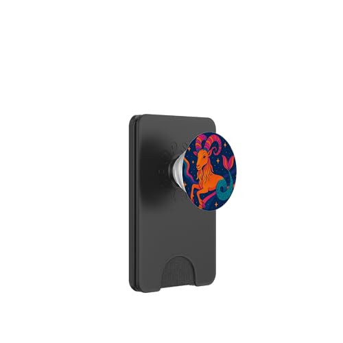 Steinbock im psychedelischen Tierkreis-Kosmos PopSockets PopWallet für MagSafe Steinbock im psychedelischen Tierkreis-Kosmos PopSockets PopWallet für MagSafe von House of Celestial Signs