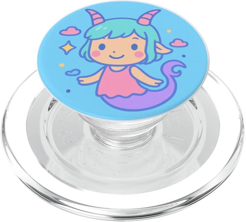 Steinbock niedliches Kawaii Sternzeichen PopSockets PopGrip für MagSafe Steinbock niedliches Kawaii Sternzeichen PopSockets PopGrip für MagSafe von House of Celestial Signs