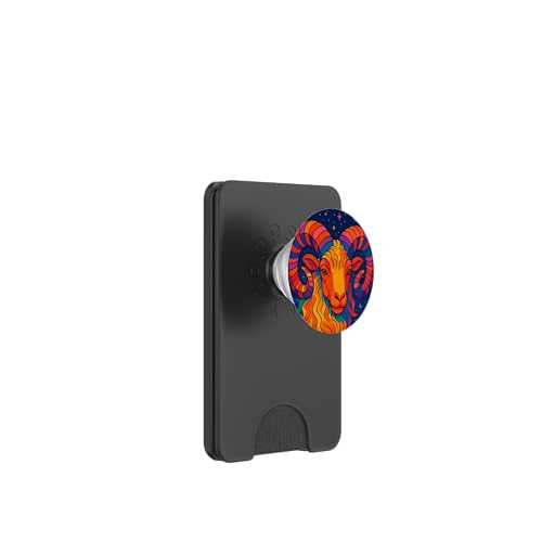 Widder im psychedelischen Tierkreis-Kosmos PopSockets PopWallet für MagSafe Widder im psychedelischen Tierkreis-Kosmos PopSockets PopWallet für MagSafe von House of Celestial Signs