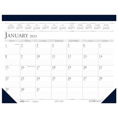 House of Doolittle HOD1506-23 Monats-Schreibtischunterlage Kalender 2023, klassisch, 47,7 x 33 cm, Januar bis Dezember von House of Doolittle