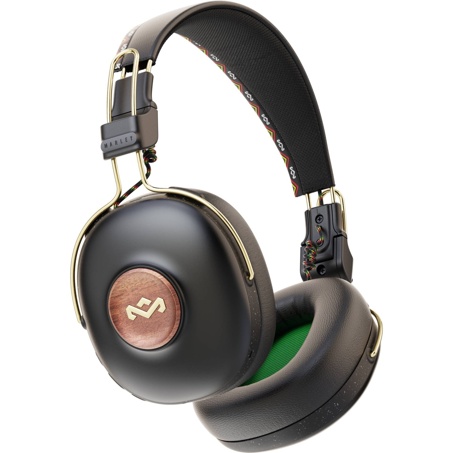 House of Marley Positive Vibration Frequency Rasta Bluetooth Headphones House of Marley Positive Vibration Frequency Rasta Bluetooth Headphones von House of Marley
