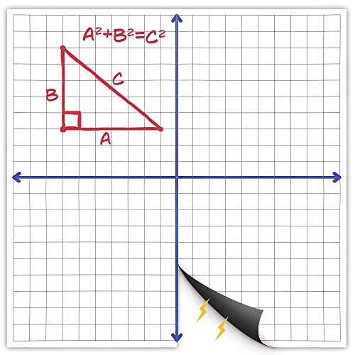 Magnetisches Raster-Whiteboard, trocken abwischbar, laminiert, koordinierte Whiteboards, 66x66 cm, weiß, XY-Achsen-Grafiklinien, Magnettafeln mit Rastern für Mathematik, Schule, Geometrie,Houseables Magnetisches Raster-Whiteboard, trocken abwischbar, laminiert, koordinierte Whiteboards, 66x66 cm, weiß, XY-Achsen-Grafiklinien, Magnettafeln mit Rastern für Mathematik, Schule, Geometrie,Houseables von Houseables