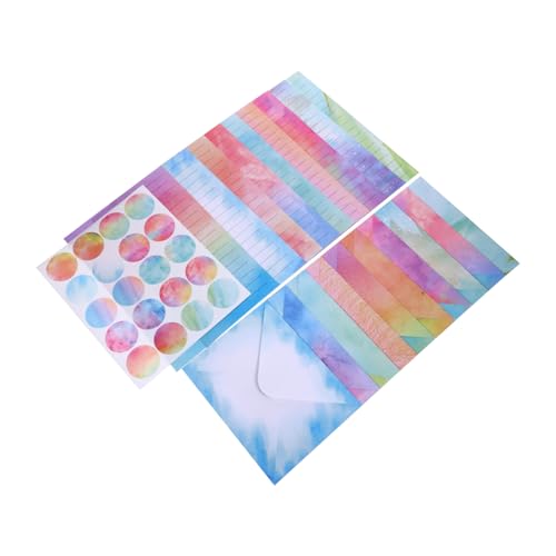 Housoutil 1 Satz Briefpapier-Set Schreibwaren Stationäres Papier süßes briefpapier süßes stationäres Schreiben Vintage Stationery Paper dekorative Einladungsumschläge Stationär für Teenager Housoutil 1 Satz Briefpapier-Set Schreibwaren Stationäres Papier süßes briefpapier süßes stationäres Schreiben Vintage Stationery Paper dekorative Einladungsumschläge Stationär für Teenager von Housoutil