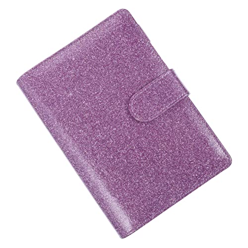 Housoutil 1 Satz Handbuch Geldmanagement Geldverwaltung Zinn Kasse gießen Sparer Planer-Aufkleber Budgetierung Binder Umschläge mit Reißverschluss kleiner Budgetordner Geldplaner PVC Violett von Housoutil