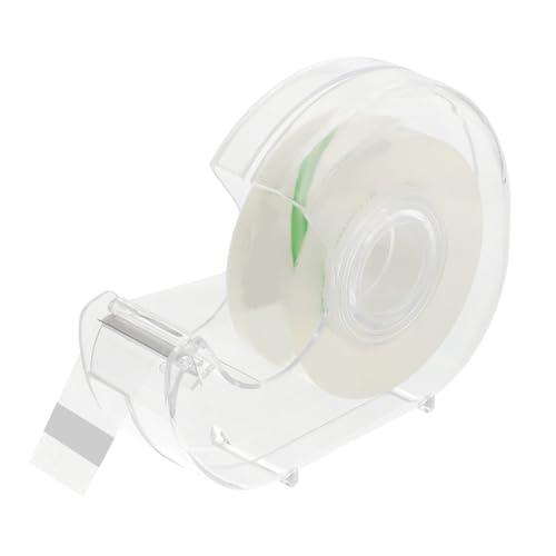 Housoutil 1 Set Klebebandschneidetisch Klebebandspender Klebeband Und Spenderband Klarer Büro-Verpackungsbandspender Desktop Mehrfarbiger Verpackungshalter Kunststoff von Housoutil