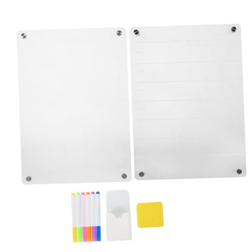 Housoutil 1 Satz Kühlschrank-Magnet-Message-Board magnetischer Wochenplaner-Kühlschrank Kühlschrankplaner Weiß Kühlschrank-Trockenlöschtafel Kühlschrank Message Board Acryl Transparent Housoutil 1 Satz Kühlschrank-Magnet-Message-Board magnetischer Wochenplaner-Kühlschrank Kühlschrankplaner Weiß Kühlschrank-Trockenlöschtafel Kühlschrank Message Board Acryl Transparent von Housoutil