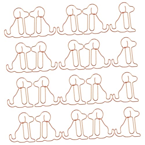 Housoutil 1 Satz Rose Gold Welpenpapierklammer Markierungsclip Für Schüler Kreativer Papierclip Hinweis Formpapierclips Cartoon-büroklammer Süße Büroklammern Metall Roségold 50 Stück Housoutil 1 Satz Rose Gold Welpenpapierklammer Markierungsclip Für Schüler Kreativer Papierclip Hinweis Formpapierclips Cartoon-büroklammer Süße Büroklammern Metall Roségold 50 Stück von Housoutil