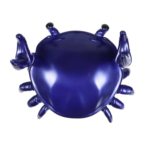 Housoutil 1 Set Box Subwoofer Lautsprecher Lautsprecher Kabellos Niedlicher Telefonständer Tragbarer Lautsprecher Krabbenform Telefonhalter Lautsprecher Kabelloser Telefonhalter Figur Blau von Housoutil