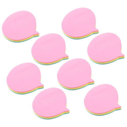 Housoutil 10 Bunte Sticker Notizblöcke Kleine Süße Notizen Notizblöcke Große Notizen Memoboard Selbstklebende Notizblöcke Tragbare Notizblöcke Papier von Housoutil