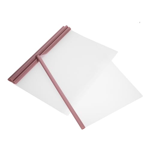 Housoutil 10 Stück Transparente Zugstangen Clip Abdeckungen Für Ordner Ordner Klassenorganisation Klare Buchumschläge Für Hardcover Dokumente Größe Klare Berichtsstangen von Housoutil