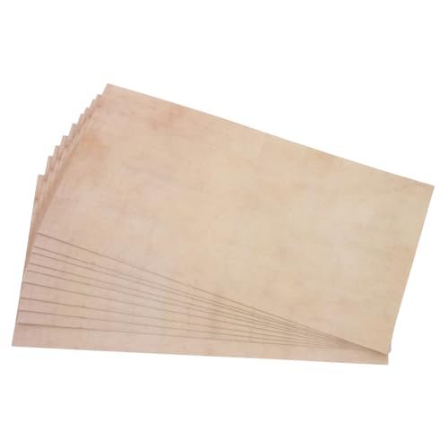 Housoutil 10 Stück Vintage-Umschlag Umschläge selbstklebend große Umschläge Umschlag im westlichen Stil Vintage Umschläge für Briefe Mini-Umschläge Vintage Münzumschläge Briefumschlag Papier von Housoutil