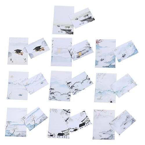 Housoutil 10Sätze Briefumschläge Und Briefpapier Kreative Geburtstagskarten Mit Verschiedenen Designs Hochwertiges Robustes Für Persönliche Notizen Housoutil 10Sätze Briefumschläge Und Briefpapier Kreative Geburtstagskarten Mit Verschiedenen Designs Hochwertiges Robustes Für Persönliche Notizen von Housoutil