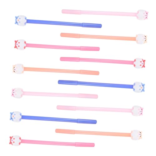 Housoutil 12 Stück 1 Set Kreativer Neutralstift Hamsterstifte Süßer Cartoon Stift Ästhetisches Briefpapier Tier Schreibstift Entzückender Stift Schöner Stift Kawaii Briefpapier von Housoutil